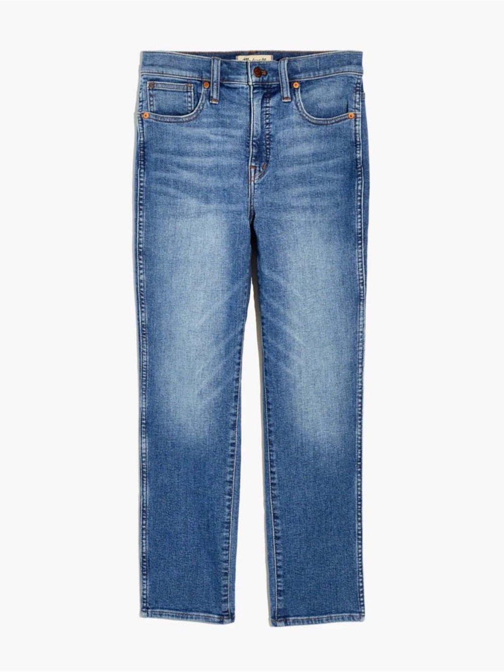 Madewell Stovepipe Jeans in Euclid Wash Super Stretch 25